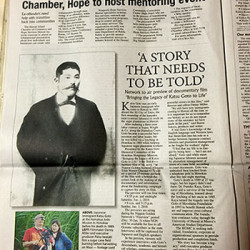 ‘Bringing the Legacy of Katsu Goto to Life’ featured in Hawaii Tribune-Herald